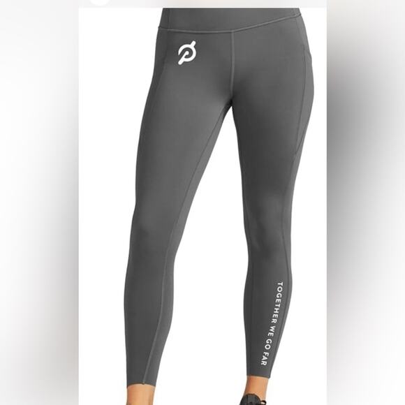 Peloton Pants - Peloton Charcoal Leggings with Tulip Hem Size L
